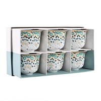 MIRRORS ARABIC COFFEE CUPS - EMERALD - صورة 2