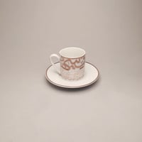 طقم فناجين قهوة - ذهبي - صورة 2