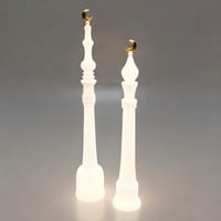 منارات رمضانيه مضيئه من الريزين الفاخر 80cm / 70cm بطاريه - صورة 3