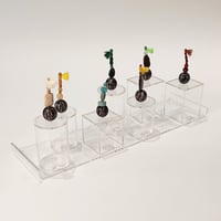 SBJ LONG PLEXI TRAY W/ 7 SMALL BOXES (ATTACHED) - صورة 3