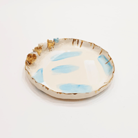 SLB 'Brushed' Ceramic Bowl Wide Flat - صورة 2