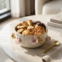 باول سلوب مزينه بالورود مقاس 18/10 - صورة 1