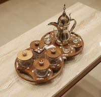 Coffee organizer wood / mop - Image 1