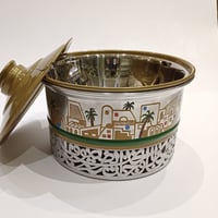 سخان كبير زبقاعده محفوره يدويا بحروف عربيه ورسم يدوي - صورة 3