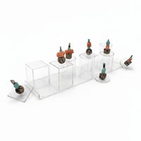 SBJ Plexi Tray w/ 7 Jars (Attached) - صورة 4