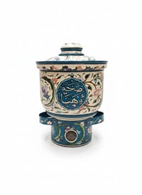 سخان طعام مرسوم يدوي قطر 17cm - صورة 3
