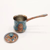Hand Painted Turkish Coffee Pot (Cezve/ركوة) - صورة 1