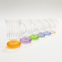 Elegant tea glasess 6 color  hand made - Image 7