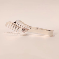 Silver serving clip with precious stone  - صورة 1