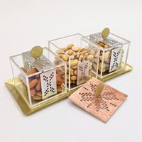 ORI Metal Tray w/ 3 Plexi Boxes - صورة 1