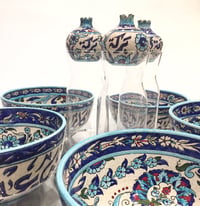 Hand-Painted Rotating Salad Organizer - صورة 4
