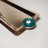 BLUE EYE LONG TRAY GOLD  - صورة 2
