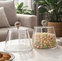 TARBOOSH PLEXI JAR W/ MOTHER OF PEARL HANDLE - صورة 1