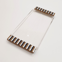 Eshra Plexi Tray w/ Mother of Pearl Handles XL - Image 1