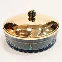 Flat Jar Tmreya XL. Gold/Turquoise - صورة 1