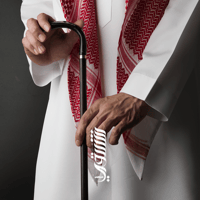 عصا قرن خاروف طبيعي  - Image 1