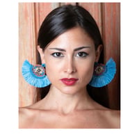 BLUE earrings - صورة 1