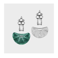 NOSTRA TERA SILVER EARRINGS - صورة 2