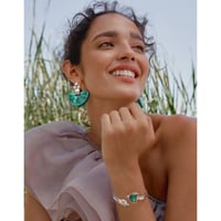 NOSTRA TERA SILVER EARRINGS - صورة 4