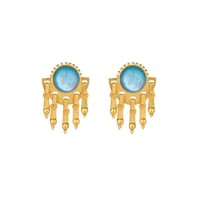 LAMPADARIO EARRINGS - BLUE - Image 1