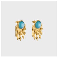 LAMPADARIO EARRINGS - BLUE - Image 2