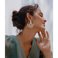 NOSTRA TERA SILVER EARRINGS - صورة 5