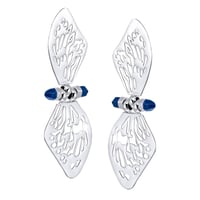 GLASSWING EARRINGS - BLUE - صورة 1