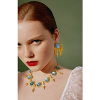 LAMPADARIO EARRINGS - BLUE - Image 3