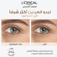 لوريال سيروم العناية المتكاملة لمنطقة تحت العين بالهيالورورنيك و النياسيناميد و الكافيين 20مل - Image 2