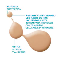 لاروش بوزيه سائل  واقي من الشمس مع كريم اساس بعامل حماية (SPF+50) -50مل - Image 2