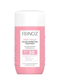 كريم مصحح لون البشرة الوردي +SPF50 والحماية من الشمس من سينوز – 50 مل - Image 1