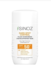 واقي شمس +SPF50 سائل للتحكم بالبقع الداكنة للبشرة المصبغة من سينوز -50مل - Image 2