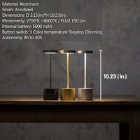 انارة طاولة تعمل بالبطارية - صورة 4