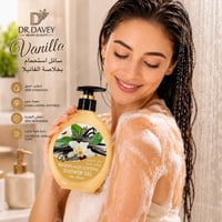 DR.DAVEY Vanilla Renews & Softens Shower Gel – 500ml - Image 2