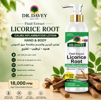 DR.DAVEY Licorice Root Lotion – Deep Hydration & Natural Skin Care 300ml - Image 2