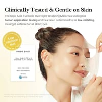 Medicube Kojic Acid Turmeric Night Wrapping Mask – Overnight Brightening & Revitalizing Face Mask 75ml - Image 2