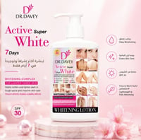 DR.DAVEY Active Super White Lotion – Brightening & Deep Moisturizing in 7 Days - Image 2