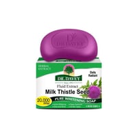 DR.DAVEY Milk Thistle Seed Pure Whitening Soap – Brightening & Radiant Skin Care 100g - Image 1