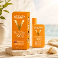 DR.DAVEY Y Sun Cream SPF 90+ BB Sunscreen for High Protection & Skin Tone Perfection 50ml - Image 2