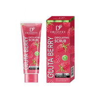 DR.DAVEY Gluta Berry Exfoliating Scrub – Whitening & Hydrating Facial Scrub 120g - Image 1