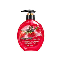 DR.DAVEY Strawberry Lightening & Anti-Wrinkle Shower Gel – Deep Hydration 500ml - Image 1