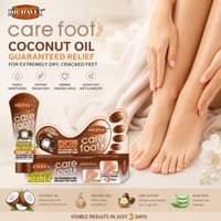 DR.DAVEY Coconut Oil Foot Care Cream – Deep Moisturizing Relief for Dry & Cracked Feet 100g - Image 2