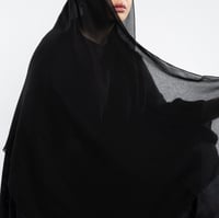 طرحه حرير طبيعي ساده - طبقتين || - صورة 1