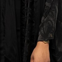 بشت حرير جاكار بنقشة ربيانات - كاجو 