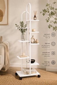ستاند رفوف أبيض - صورة 3