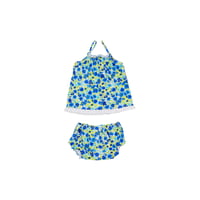 Baby Swimsuit - Turquoise Flower - Image 2