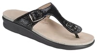 Sanibel T-Strap Slide Sandal - Black Snake - صورة 1