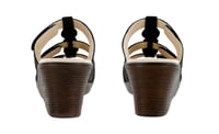 Ginger Wedge Sandal - Web Black - صورة 3