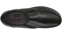 Side Gore Slip On Loafer - Black Smooth - صورة 3