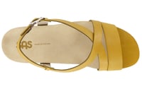 Nouveau Cross Strap Heel Sandal - Mustard - صورة 2